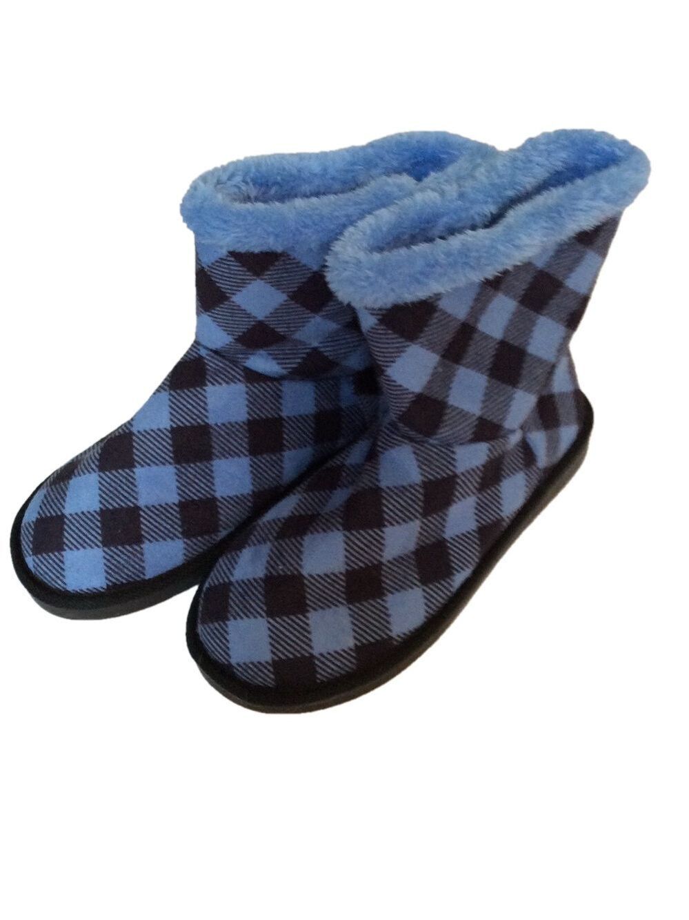 CLEARANCE Vera Bradley Plaid Boot Slippers NWT